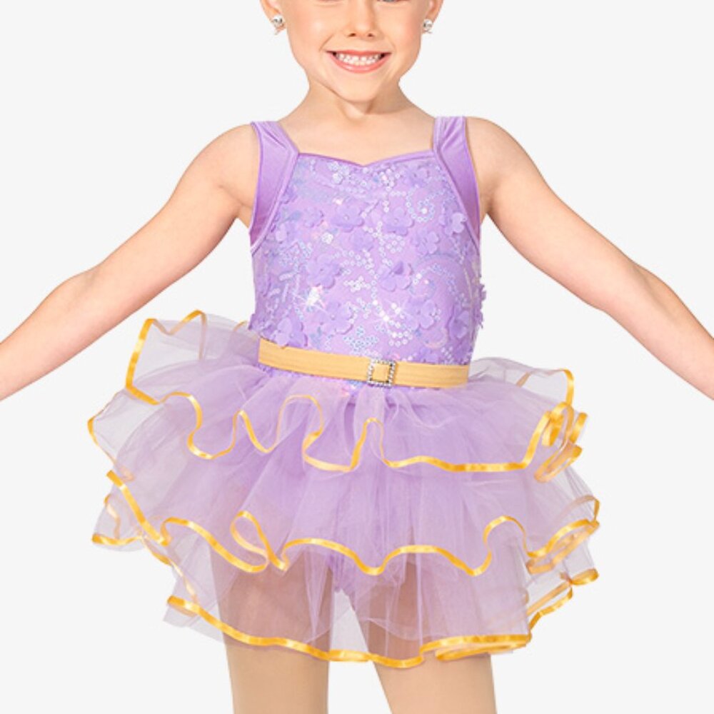 NWT Girls Lavender Dance Costume